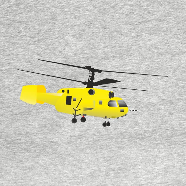 Yellow Helicopter by NorseTech